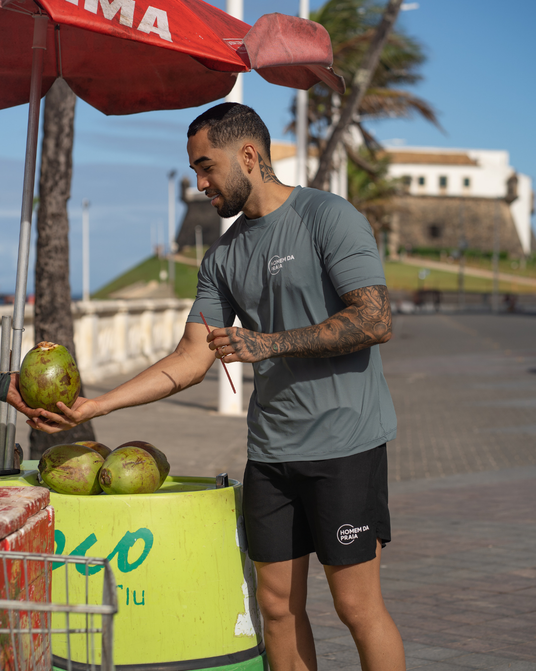 Camisa Fitness • Névoa (Cinza Claro)