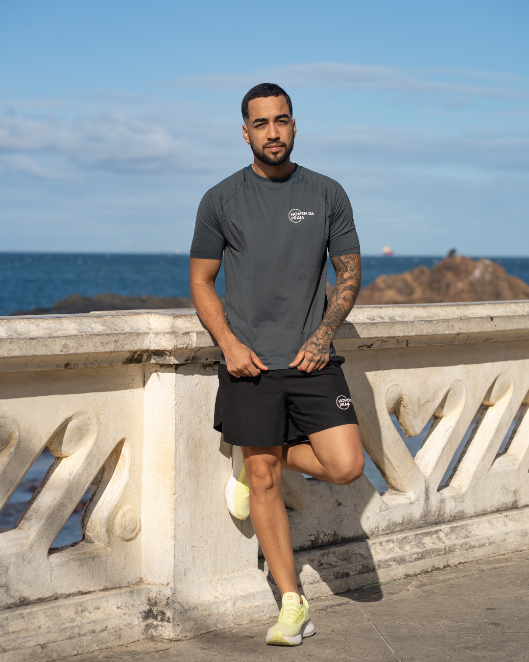 Camisa Fitness • Eclipse (Cinza Chumbo)