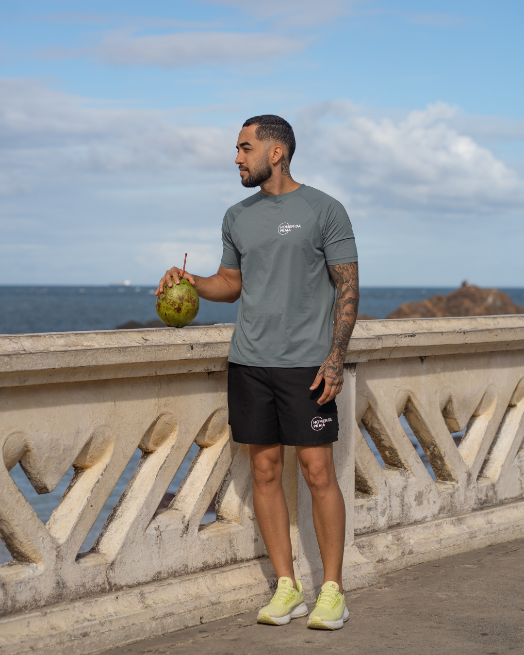 Camisa Fitness • Névoa (Cinza Claro)