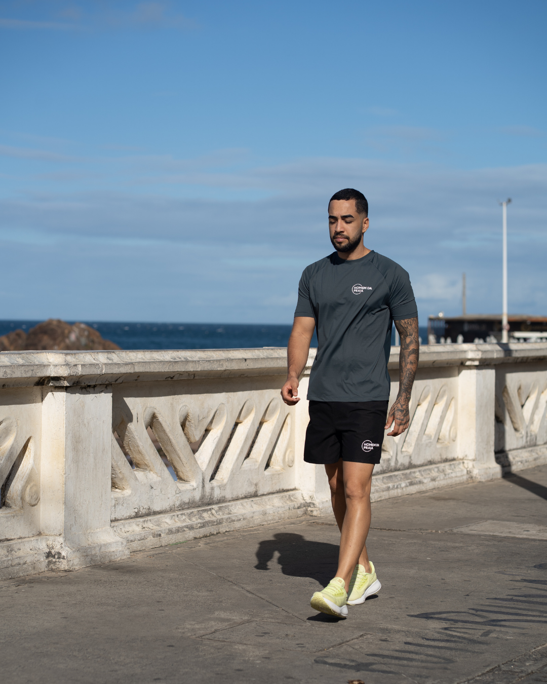Camisa Fitness • Eclipse (Cinza Chumbo)