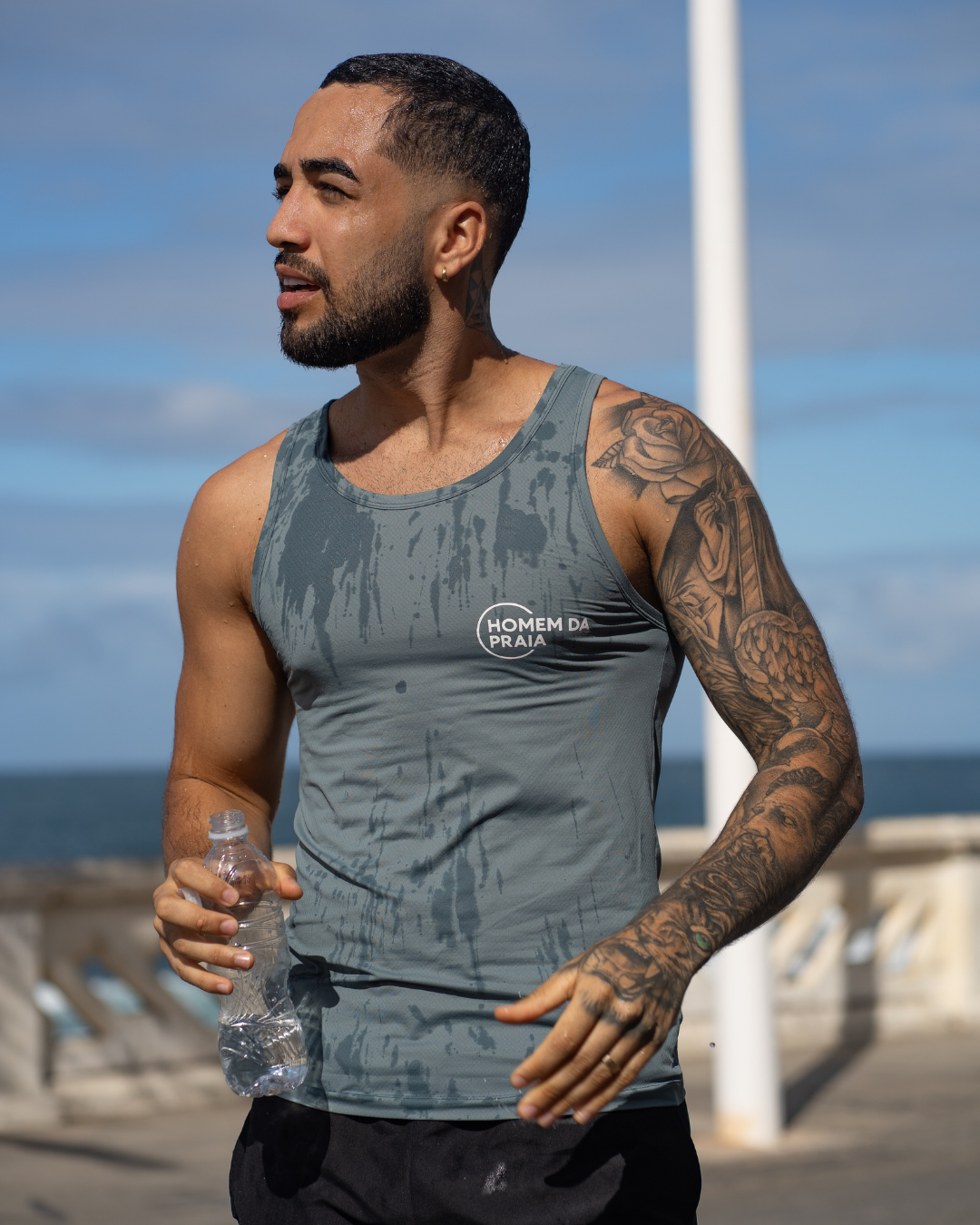 Regata Fitness • Névoa (Cinza Claro)