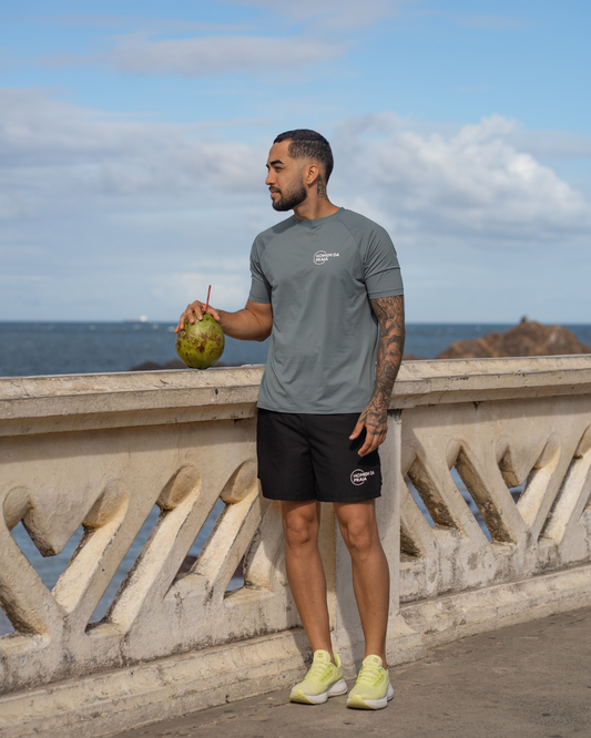 Camisa Fitness • Névoa (Cinza Claro)